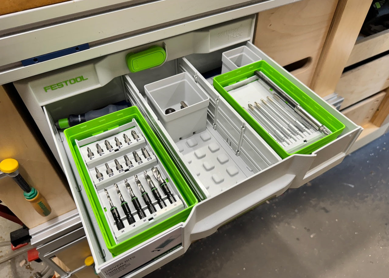 SYS-ORG - Bit Cassette Bins for Systainer3 Organizer