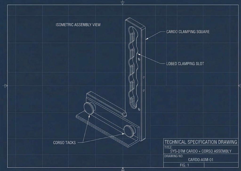 Cardo and Corso — A Clamping Square That Earns Its Place