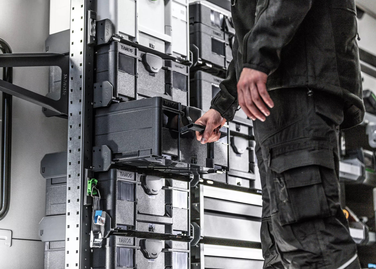 FORG3D fitouts and mounts inside a Festool Systainer3 stack