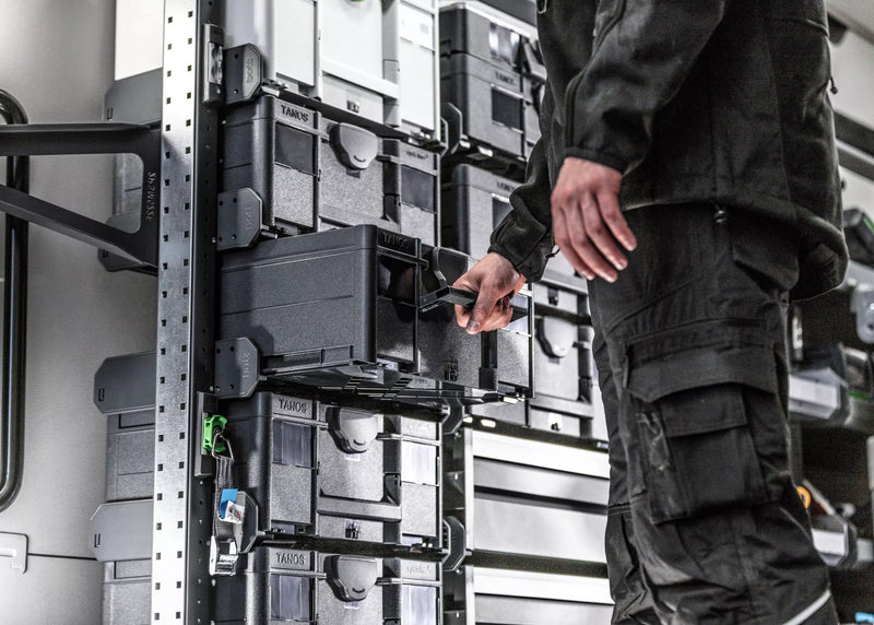 FORG3D fitouts and mounts inside a Festool Systainer3 stack