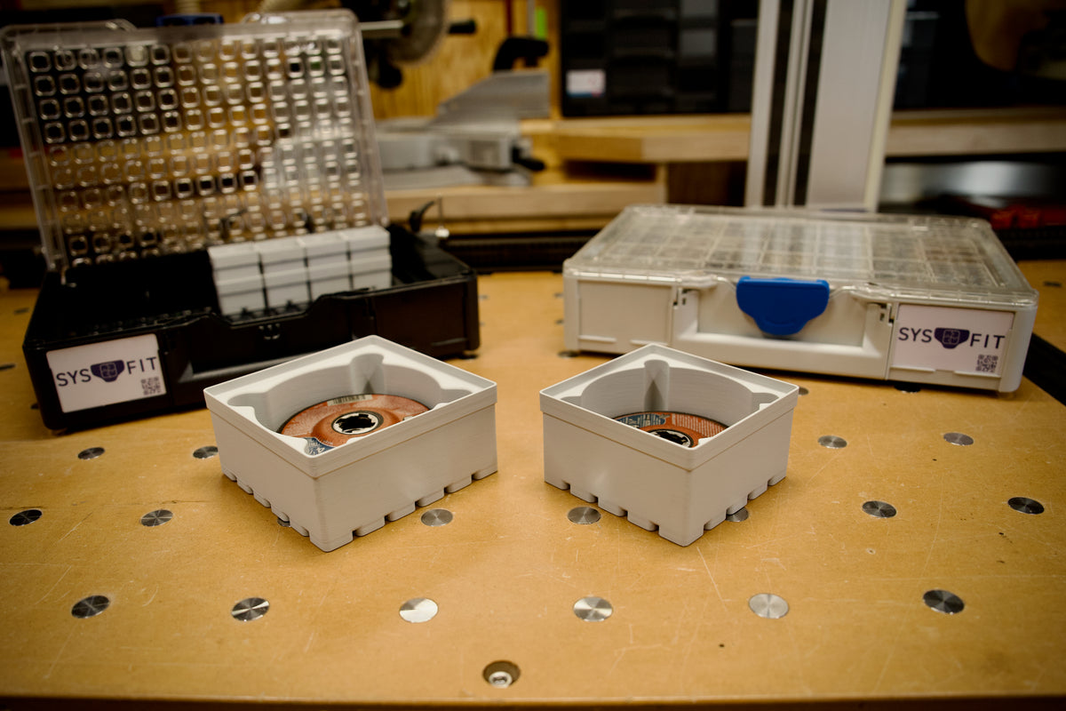 SYS-ORG Grinding & Cut-Off Wheel Bins for Systainer3 Organizer