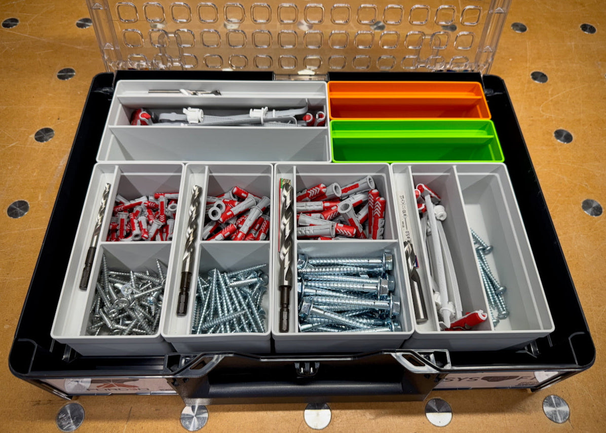 SYS-ORG Bit Channel Bins for Systainer3 Organizer
