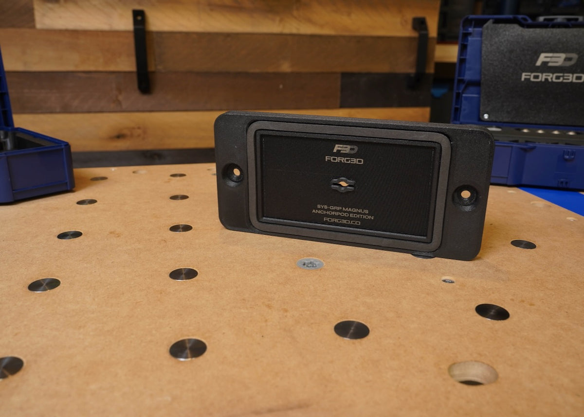 AnchorPod Edition Pods — Maximus for clearance, Magnus for precision registration.