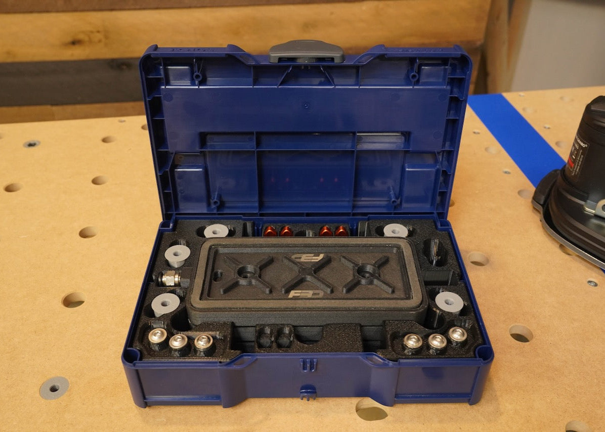 BenchGrip FORG3D Edition — ready for deployment from a Systainer³ S 76 fitout.